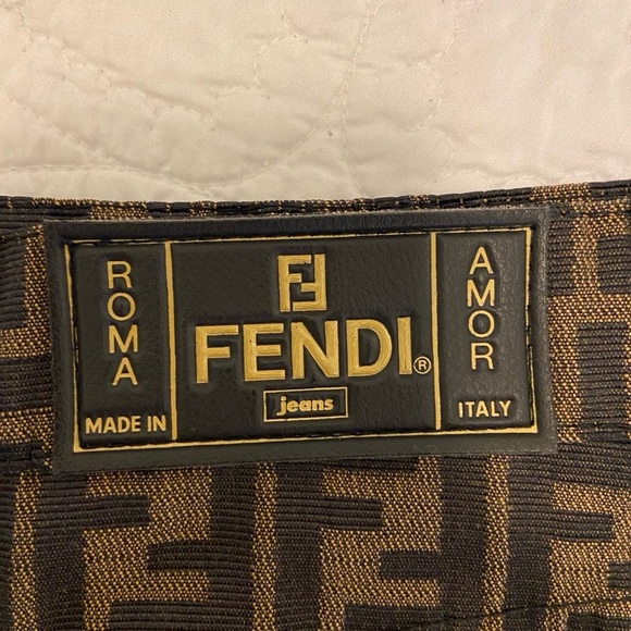 Vintage Fendi Zucca Skirt Size IT 44 - Picture 10 of 10